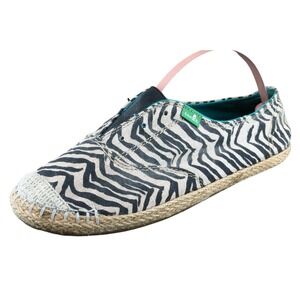 Sanuk Sz 6 M Brown Round Toe espadrilles Fabric 7234248